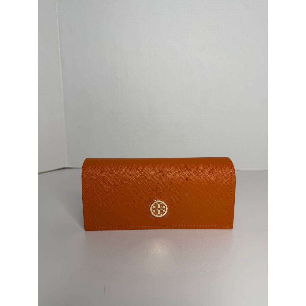Tory Burch Leather Sunglasses Case ONLY